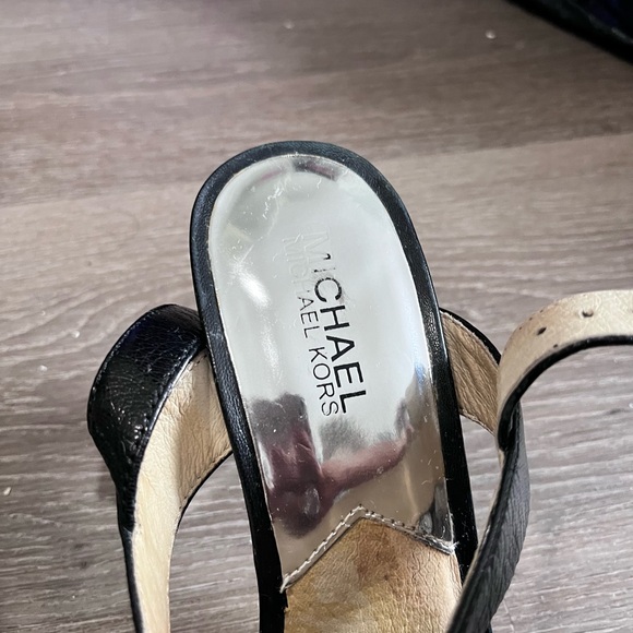 Black Michael Kors Heels (size 7.5) - Picture 2 of 8